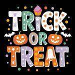 Trick Or Treat Halloween Metal Photo H-1071