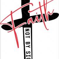 Walk By Faith Not By Sight Metal Photo I-1112