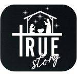 True Story Nativity Scene Mouse Pad I-1072