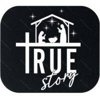 True Story Nativity Scene Mouse Pad I-1072