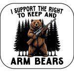 I Support The Right To Keep And Arm Bears Mouse Pad N-1063