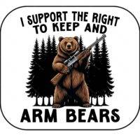 I Support The Right To Keep And Arm Bears Mouse Pad N-1063