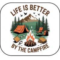 Life Is Better By The Campfire Mouse Pad C-1064