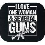 I Love One Woman Mouse Pad N-1053