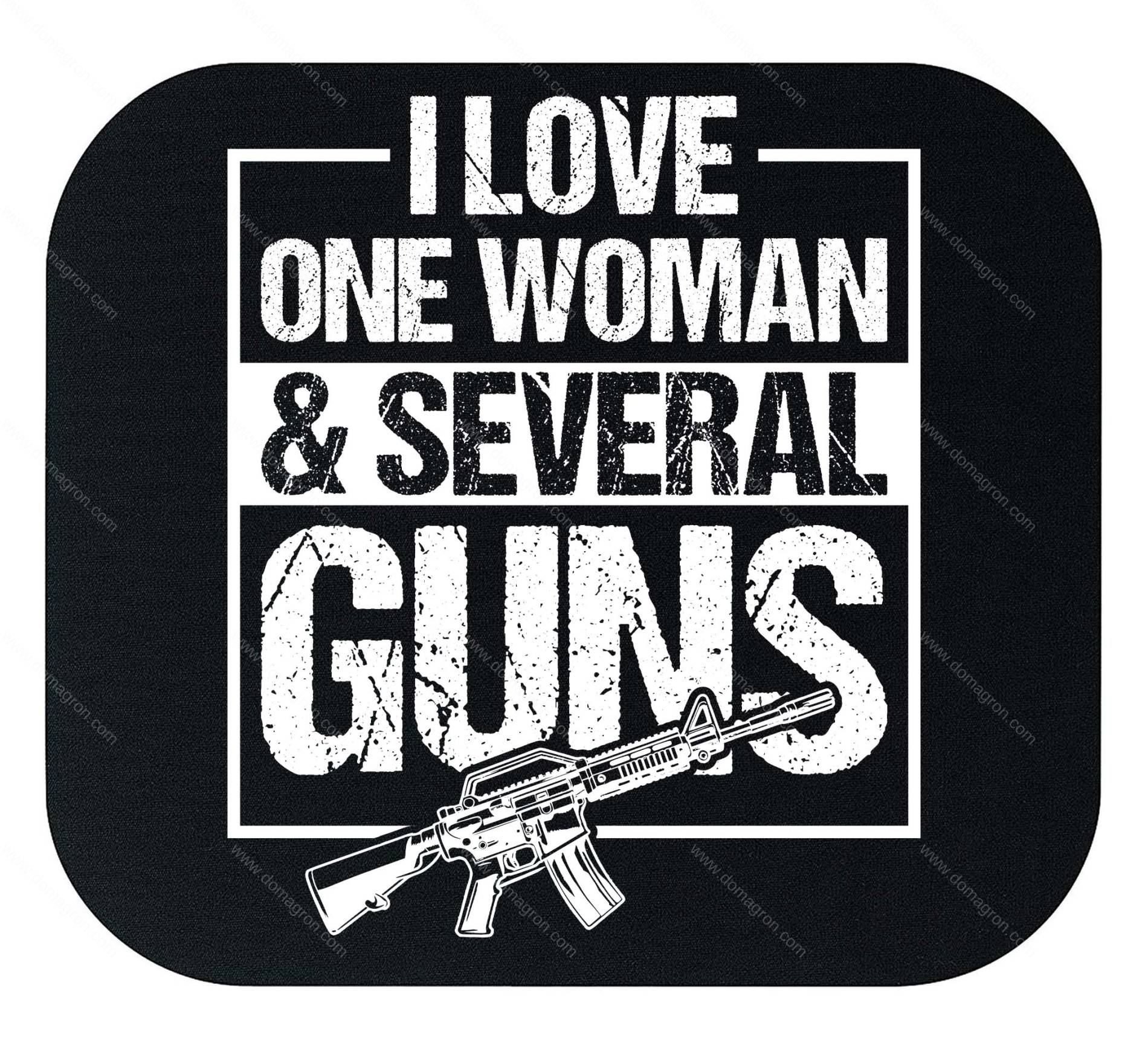 I Love One Woman Mouse Pad N-1053