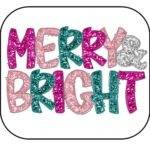 Merry & Bright Mouse Pad H-1111