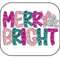 Merry & Bright Mouse Pad H-1111