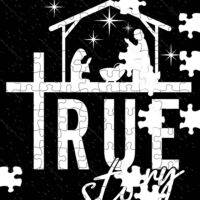 True Story Nativity Scene Jigsaw Puzzle I-1072
