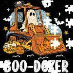 Boo-Dozer Halloween Jigsaw Puzzle H-1079