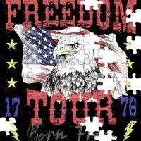 Freedom Tour Patriotic Jigsaw Puzzle U-1066