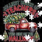 Jolliest Bunch Of Teachers This Side Of The Hallway Jigsaw Puzzle H-1060
