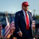 Donald Trump on July 4th 2025 Celebration At White House Metal Photo