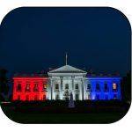 Whitehouse Lit On July 4th 2025  Mouse Pad