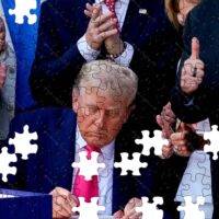 Trump Signing The One Big Beautiful Bill Jigsaw Puzzle