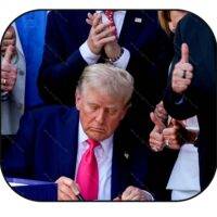 Trump Signing The One Big Beautiful Bill Mouse Pad