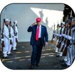 Donald Trump Saluting Navy Guard Mouse Pad