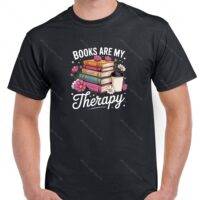 Books Are My Therapy Shirt F-1138