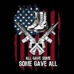 All Gave Some Some Gave All Veteran Direct to Film (DTF) Heat Transfer U-1178