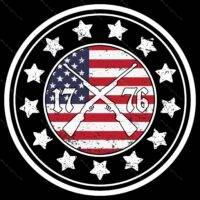 1776 Betsy Ross Style Circle Flag Direct to Film (DTF) Heat Transfer U-1123
