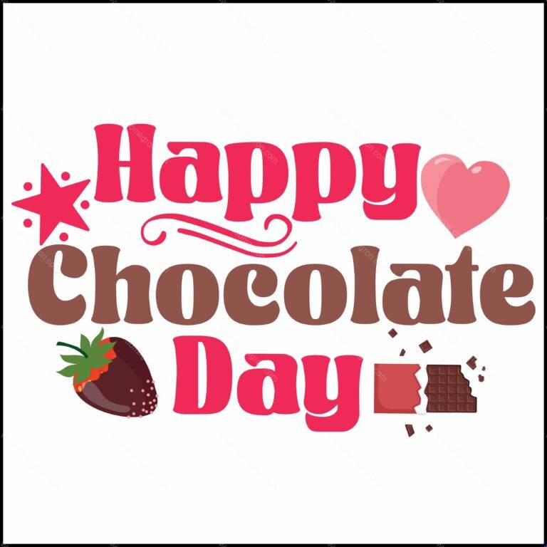Happy Chocolate Day Direct to Film (DTF) Heat Transfer F-1173