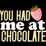 You Had Me At Chocolate Direct to Film (DTF) Heat Transfer C-1167