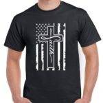 Faith Cross Flag Shirt U-1116