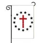 Betsy Ross Style Cross Garden Flag I-1120