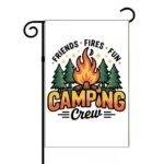 Camping Crew Garden Flag C-1155