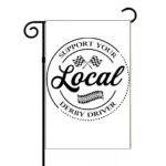 Support Your Local Derby Driver Garden Flag F-1114