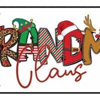 Grandma Claus License Plate H-1193