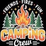 Camping Crew Metal Photo C-1155