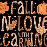Fall In Love With Learning Teacher Metal Photo F-1135