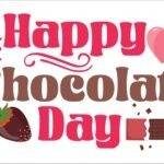 Happy Chocolate Day Metal Photo F-1173