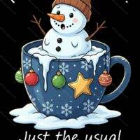 It's Fine. I'm Fine. Just The Usual Meltdown Metal Photo H-1169