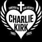 Charlie Kirk Forever In Our Hearts Memorial Metal Photo U-1122