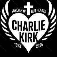 Charlie Kirk Forever In Our Hearts Memorial Metal Photo U-1122