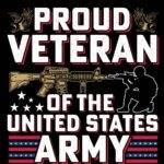 Proud Veteran Of The United States Army Metal Photo M-1162