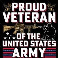 Proud Veteran Of The United States Army Metal Photo M-1162
