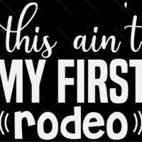 This Ain't My First Rodeo Metal Photo S-1192