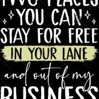 Two Places You Can Stay For Free Metal Photo S-1196