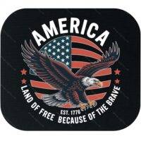 America 1776 Land Of The Free Home Of The Brave Mouse Pad U-1166