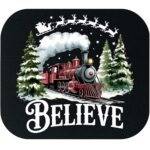 Believe North Pole Christmas Mouse Pad H-1189