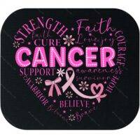 Breast Cancer Awareness Heart Mouse Pad F-1181