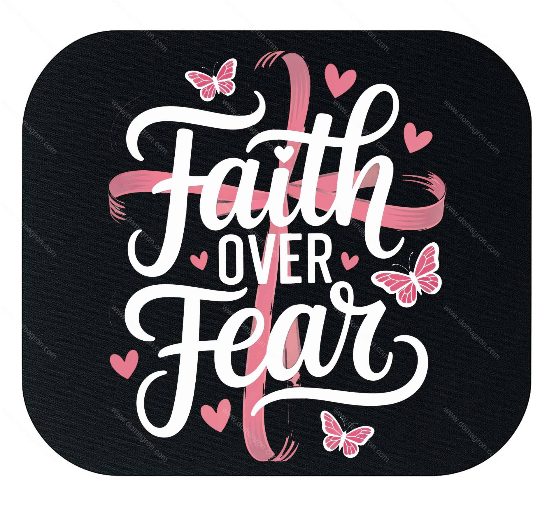 Faith Over Fear Mouse Pad I-1132