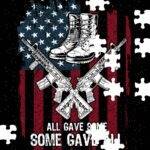 All Gave Some Some Gave All Veteran Jigsaw Puzzle U-1178