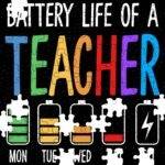Battery Life Of A Teacher Jigsaw Puzzle F-1126