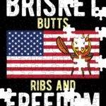 Brisket Butts Ribs And Freedom Jigsaw Puzzle U-1136
