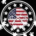 1776 Betsy Ross Style Circle Flag Jigsaw Puzzle U-1123