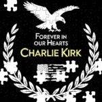Charlie Kirk Forever In Our Hearts Memorial Jigsaw Puzzle U-1119