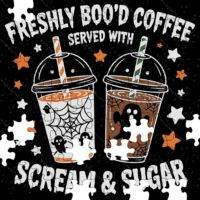 Freshly Boo'd Coffee Halloween Jigsaw Puzzle H-1165